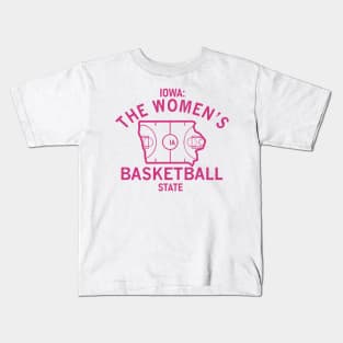 Iowa The Women’s Basketball State Kids T-Shirt